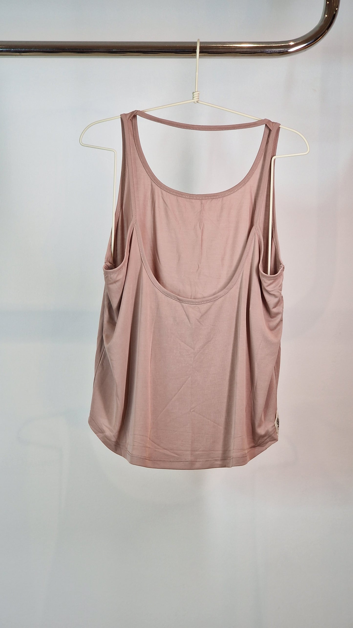 Blusa Alças Finas Rosa Nude