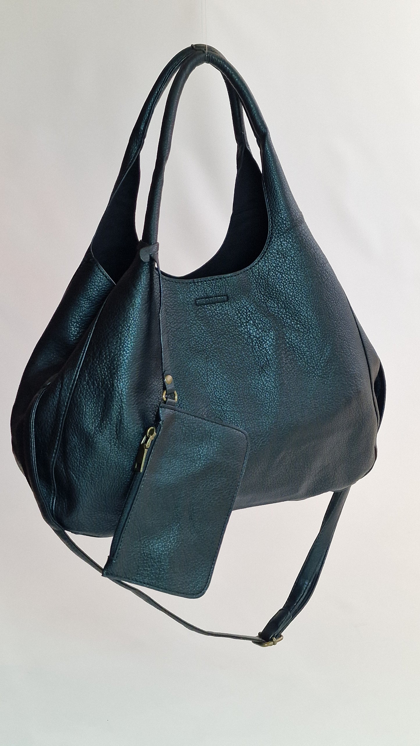 Bolsa Hobo Ecopele Preto