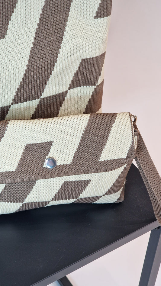 Tote Bag Marfim/Mocha