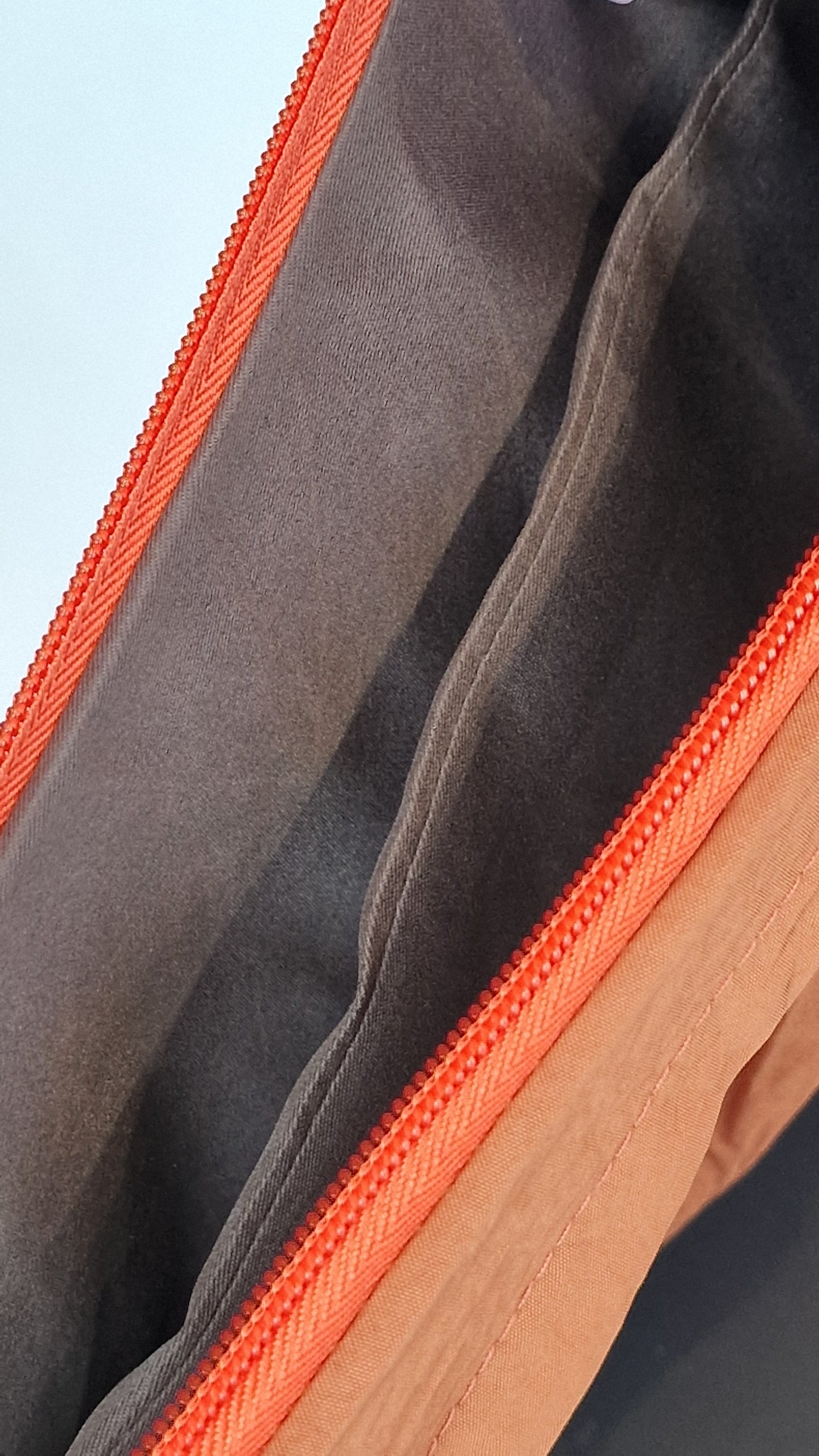 Bolsa Curva em Nylon Laranja