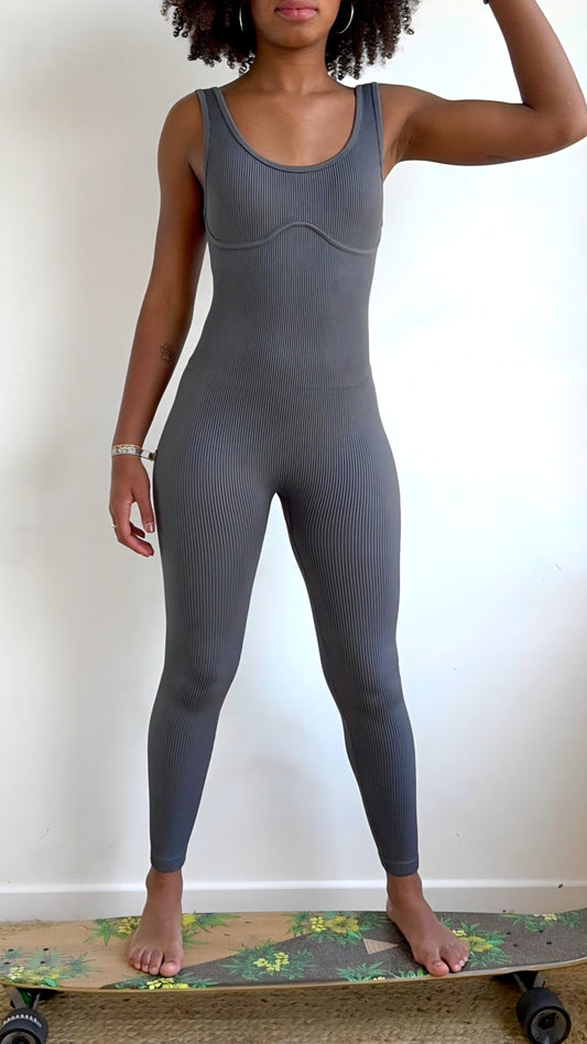 Macacão Push Up Grafite