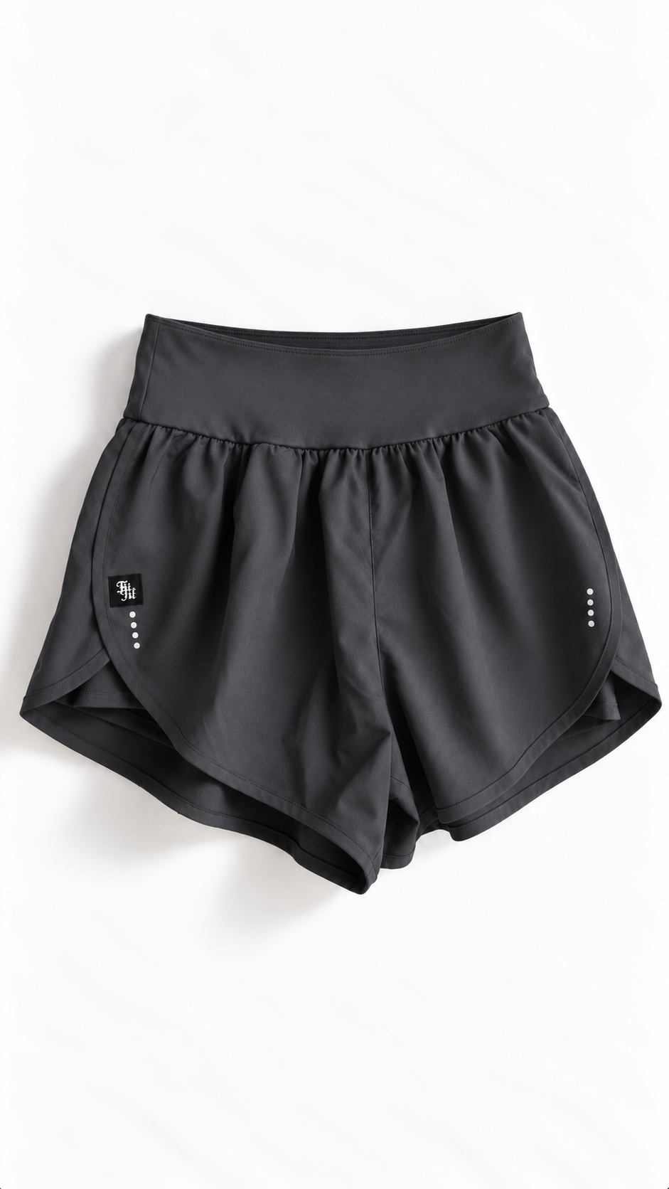 Short Duplo Corrida Cinza Grafite