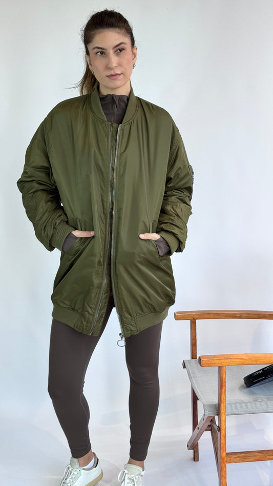 Bomber Oversized Caqui