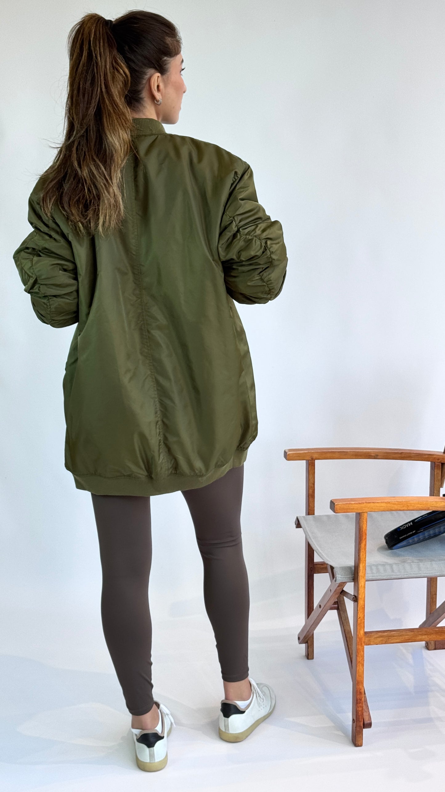 Bomber Oversized Caqui