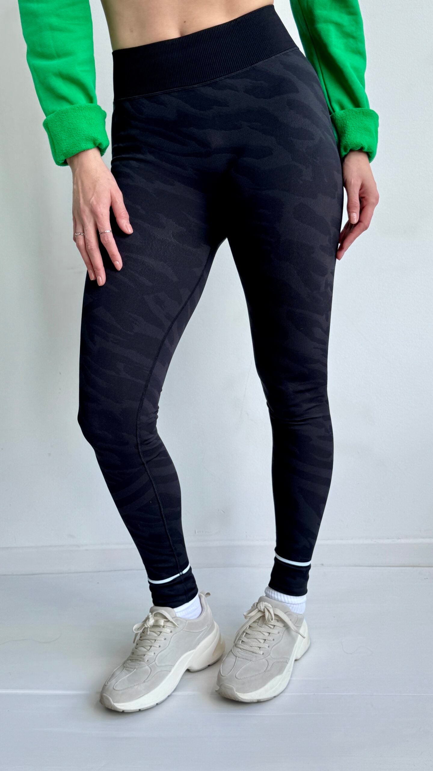 Legging Animal Print Preta