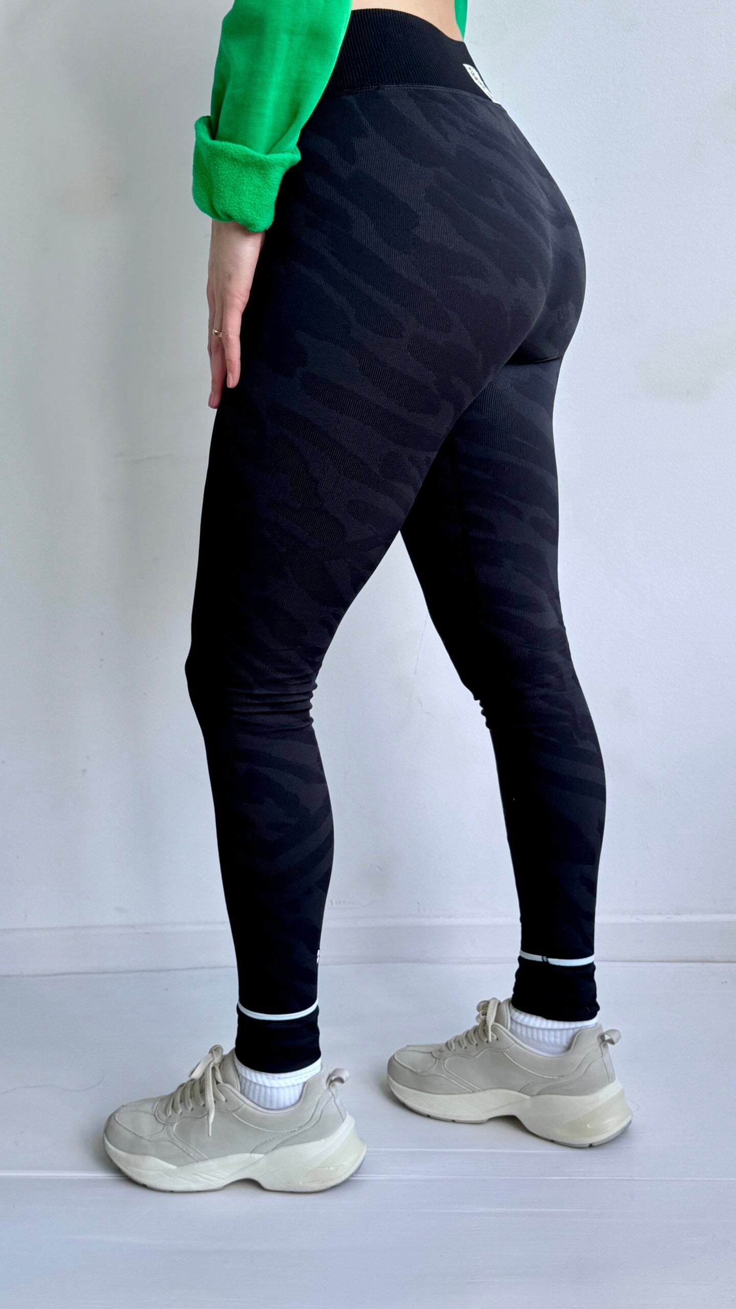 Legging Animal Print Preta