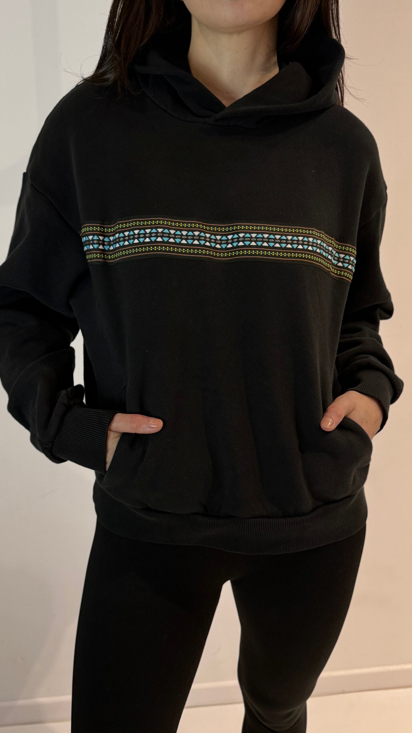 Sweater Capuz Preta
