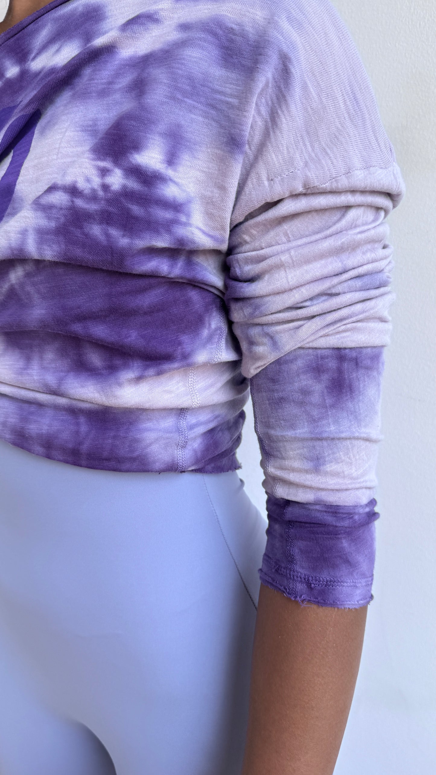 T-shirt Love Tie Dye Lilás