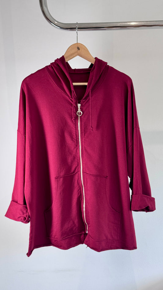 Casaco Essência Bordeaux