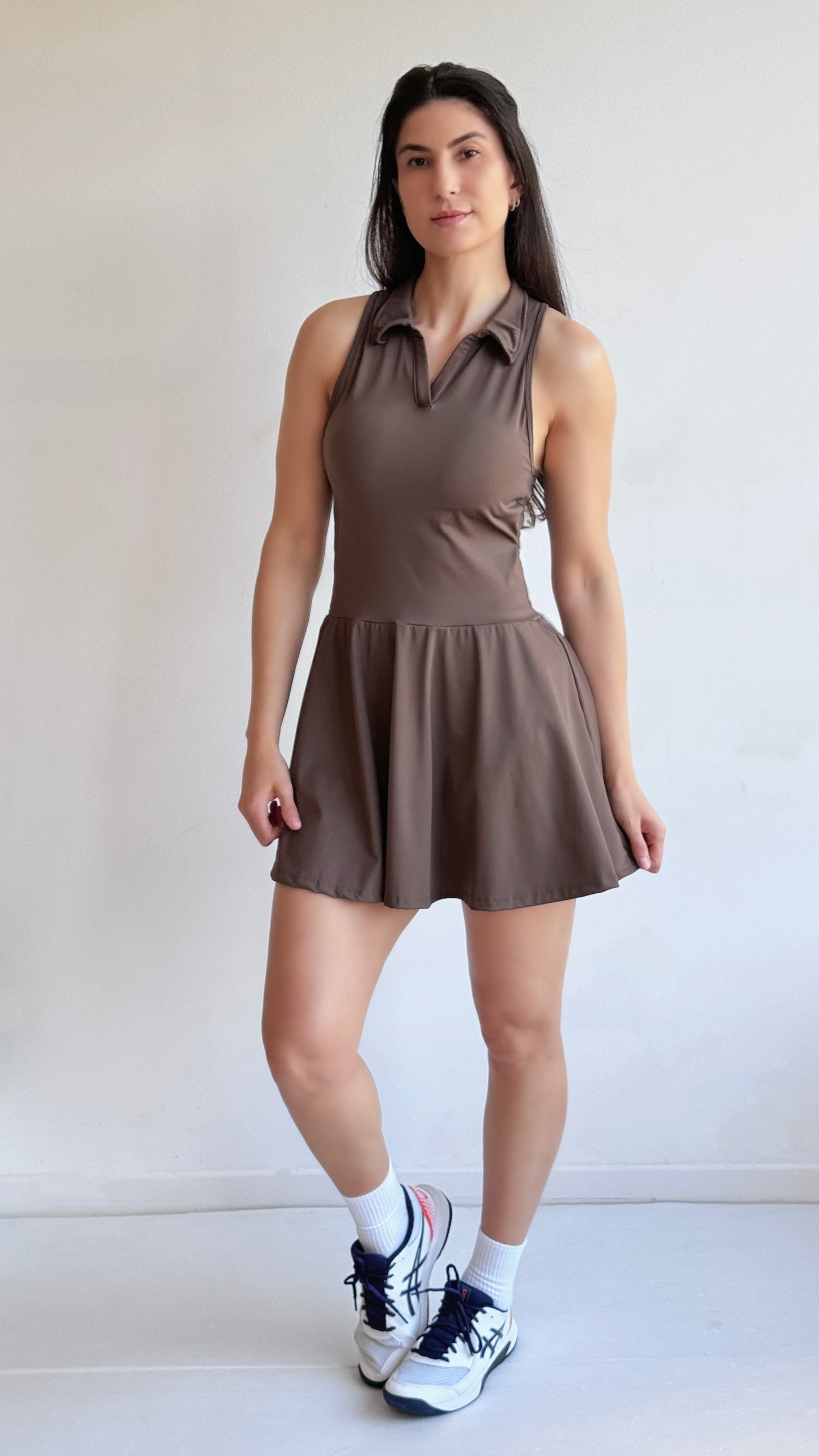 Vestido Clube Mocha Café