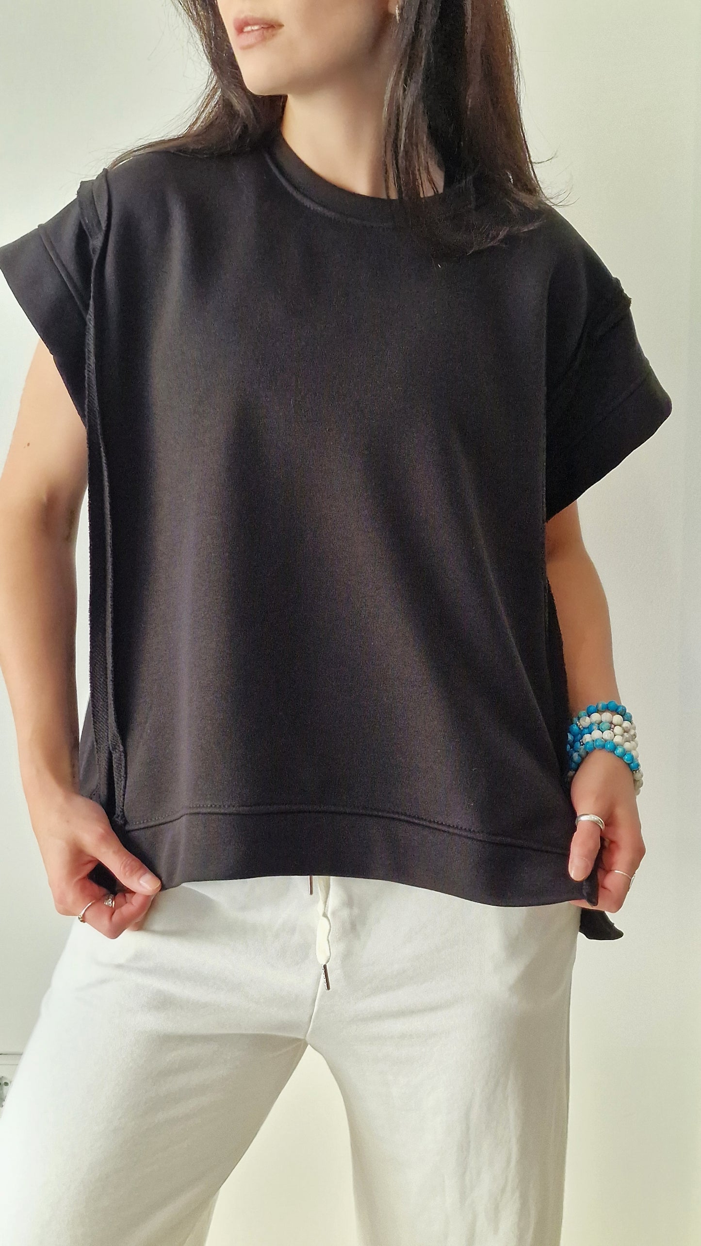 Sweater Cava Luna Preto