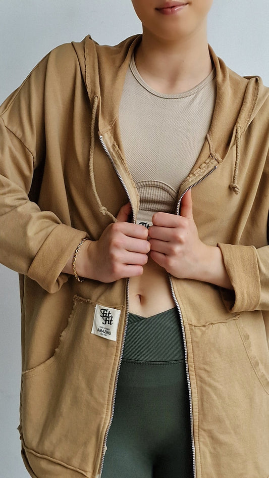 Casaco Essência Areia