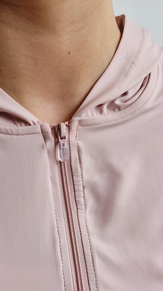 Casaco Bruma Basic Rosa Blush