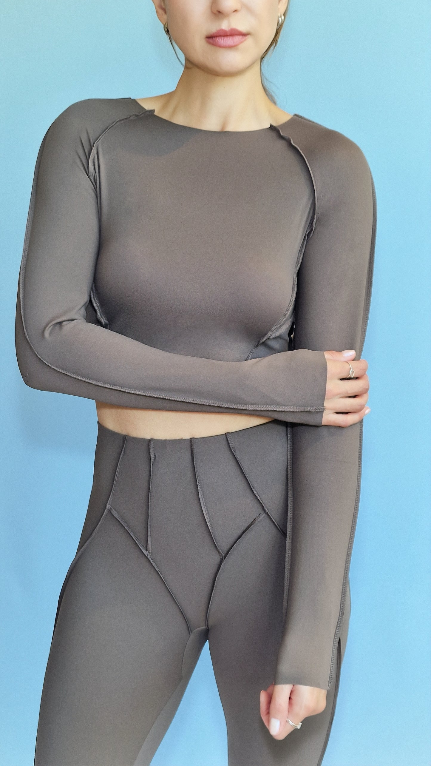 Top & Legging Costura Exposta