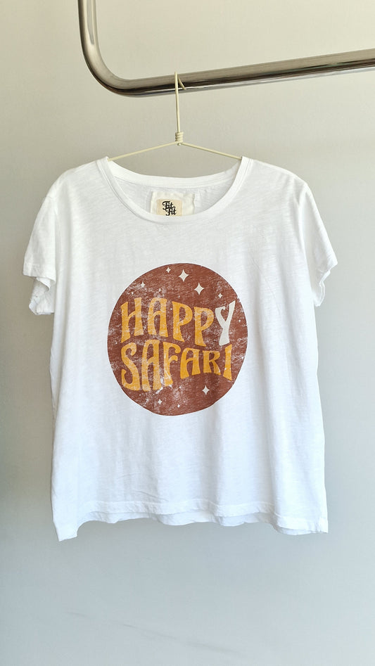 T-Shirt Happy Safari Branca