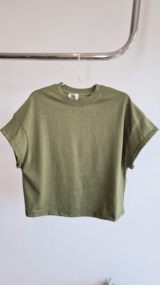 T-shirt Basic Contorno Cropped