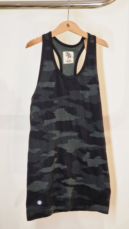 Top Camuflagem Preto