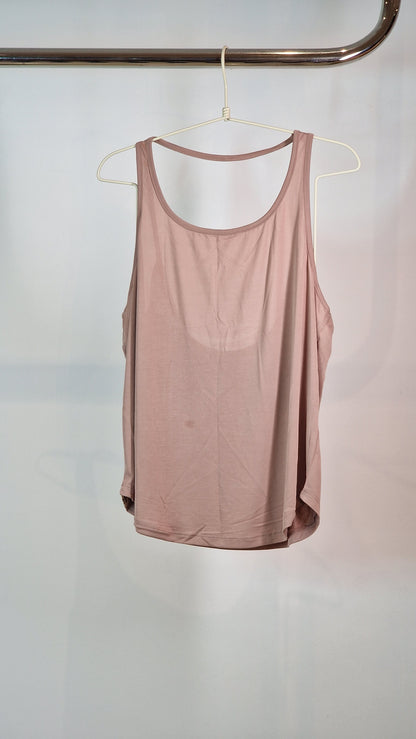 Blusa Alças Finas Rosa Nude
