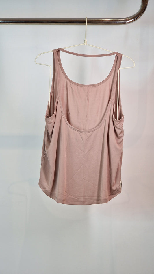 Blusa Alças Finas Rosa Nude
