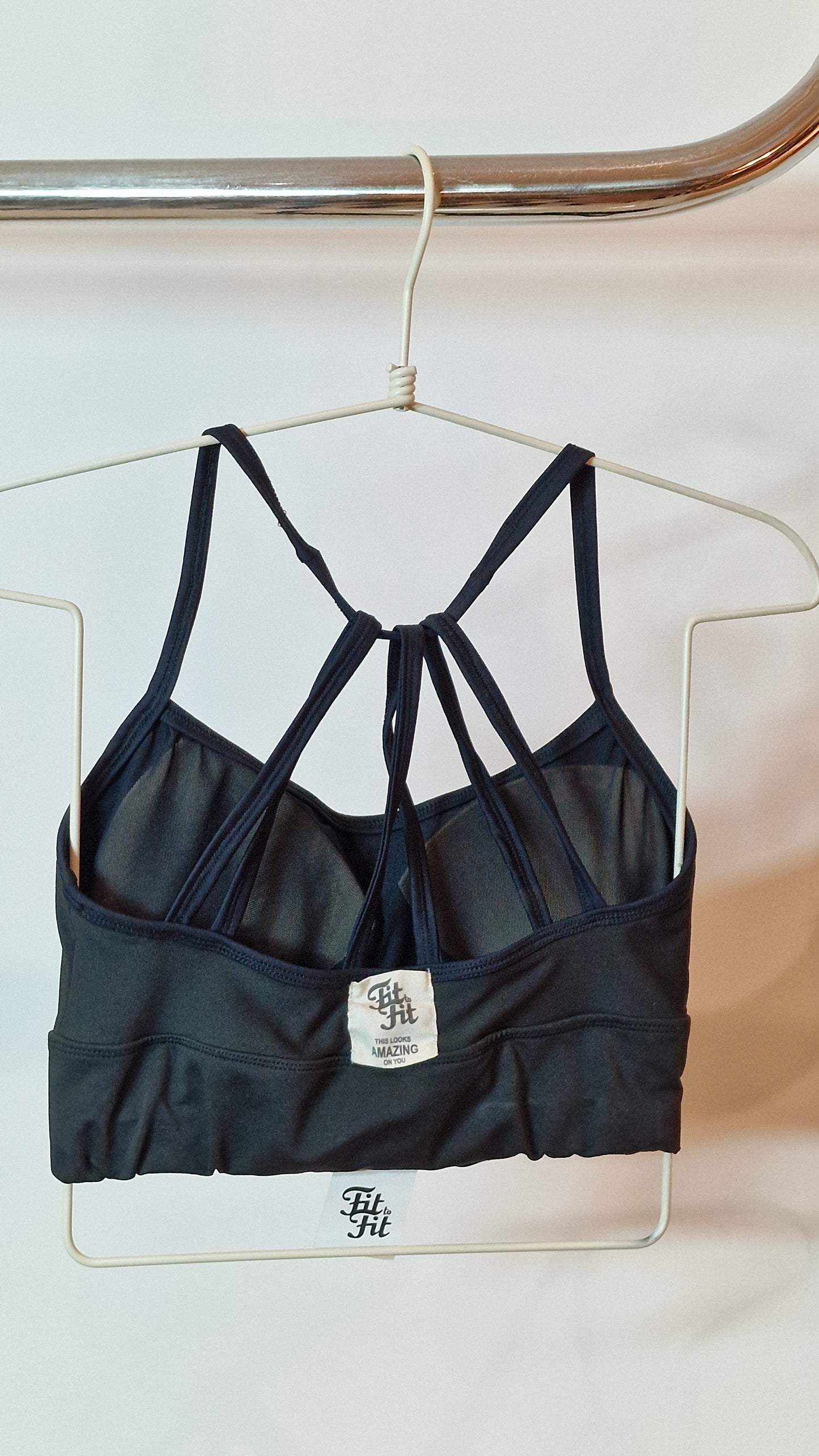 Top Tiras com Listras Brancas