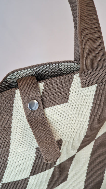 Tote Bag Marfim/Mocha