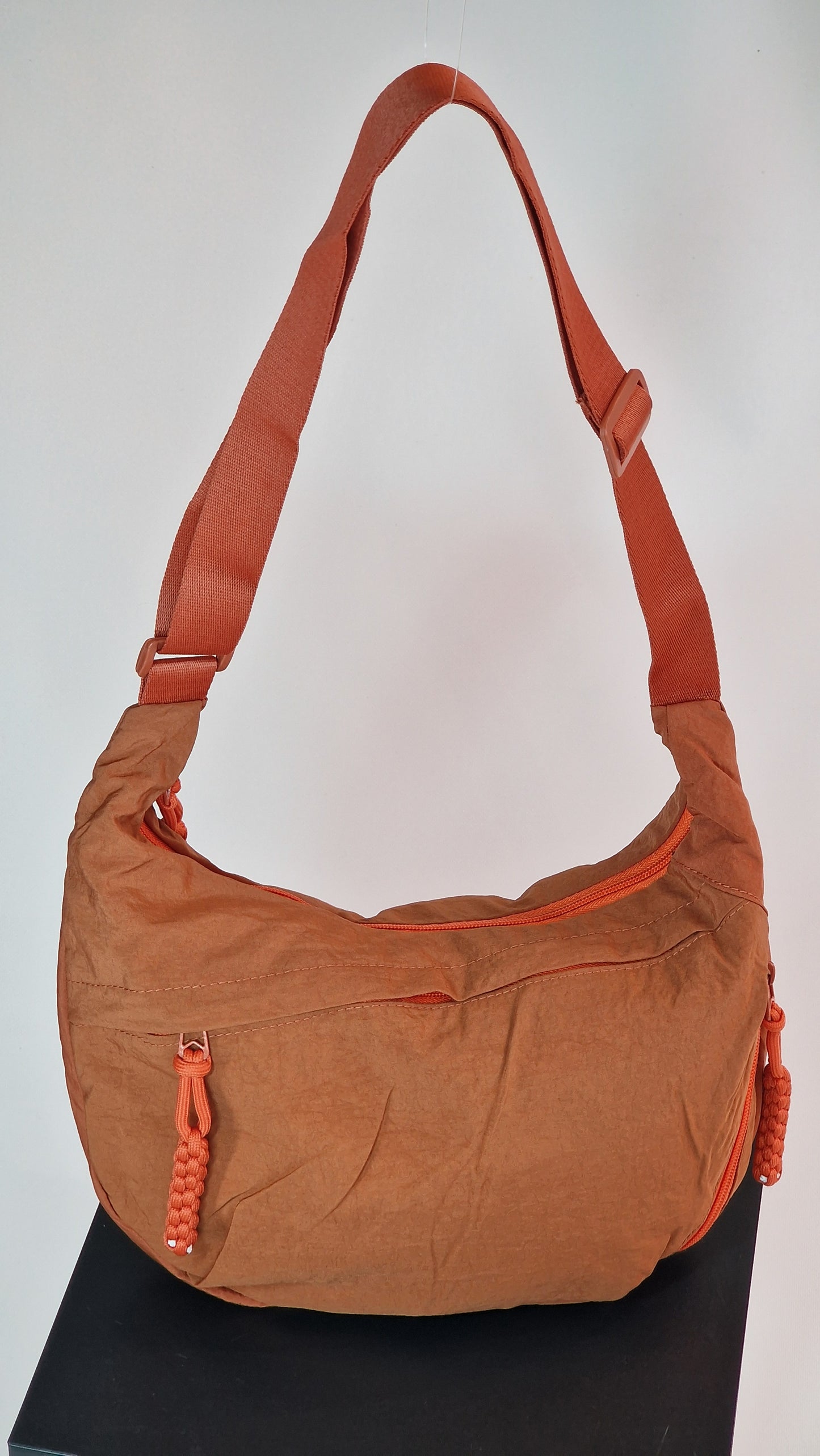 Bolsa Curva em Nylon Laranja
