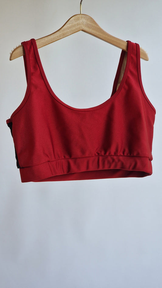 Top Vermelho e preto