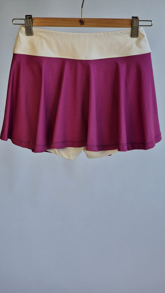 Saia-Calção Pregas Orquídea