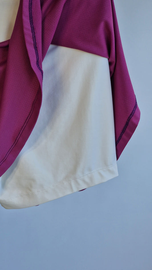 Saia-Calção Pregas Orquídea