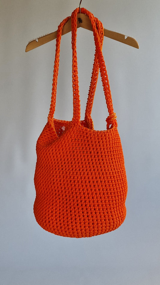 Bolsa Crochet Laranja