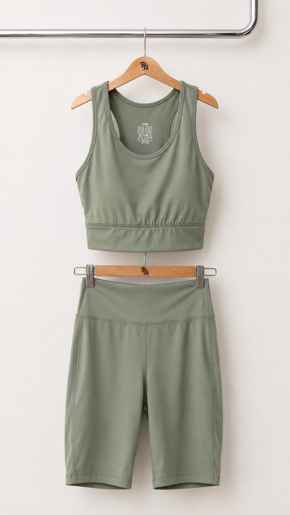 CONJUNTO 19,90€ Verde Seco Top Nadador