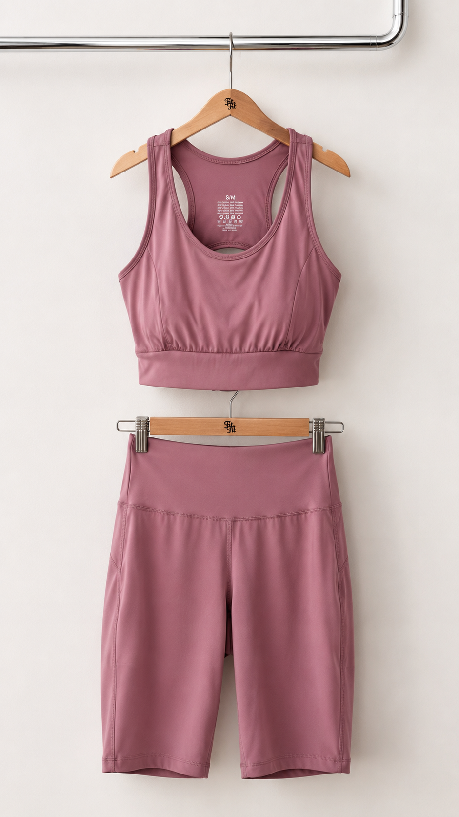 CONJUNTO 19,90€ Malva RosadoTop Abertura