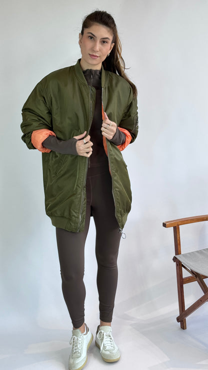Bomber Oversized Caqui