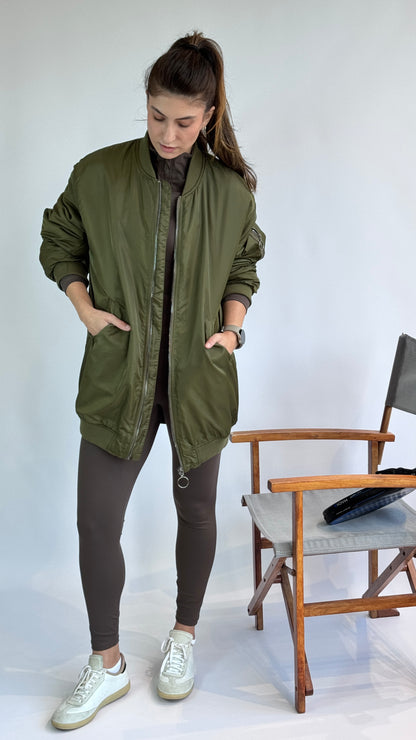 Bomber Oversized Caqui