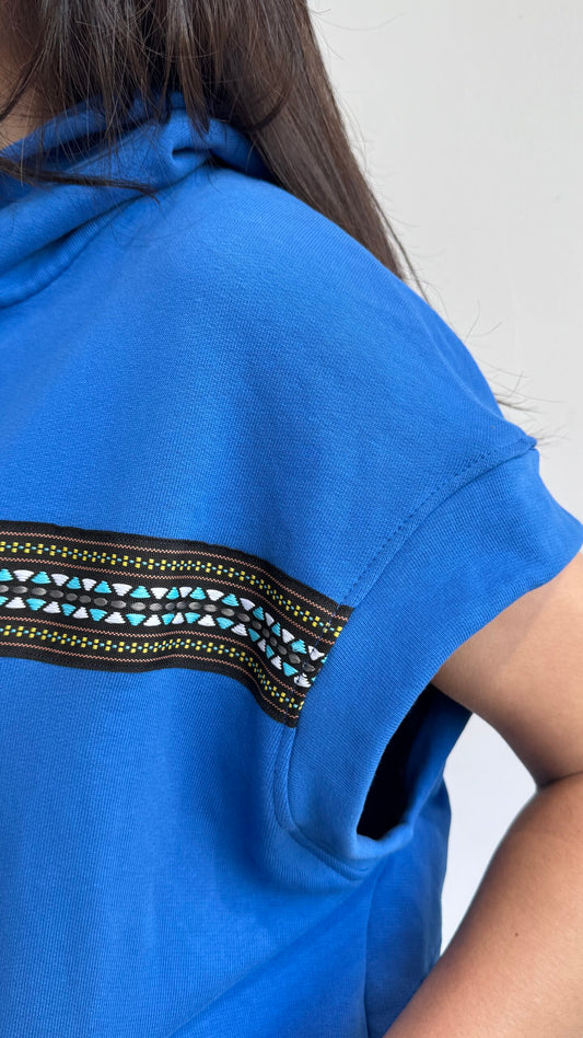 Sweater Cava Azul Royal