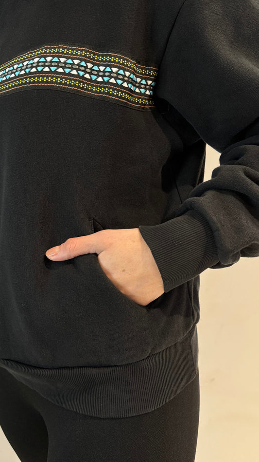 Sweater Capuz Preta