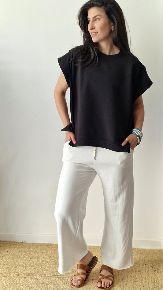 Sweater Cava Luna  Preto