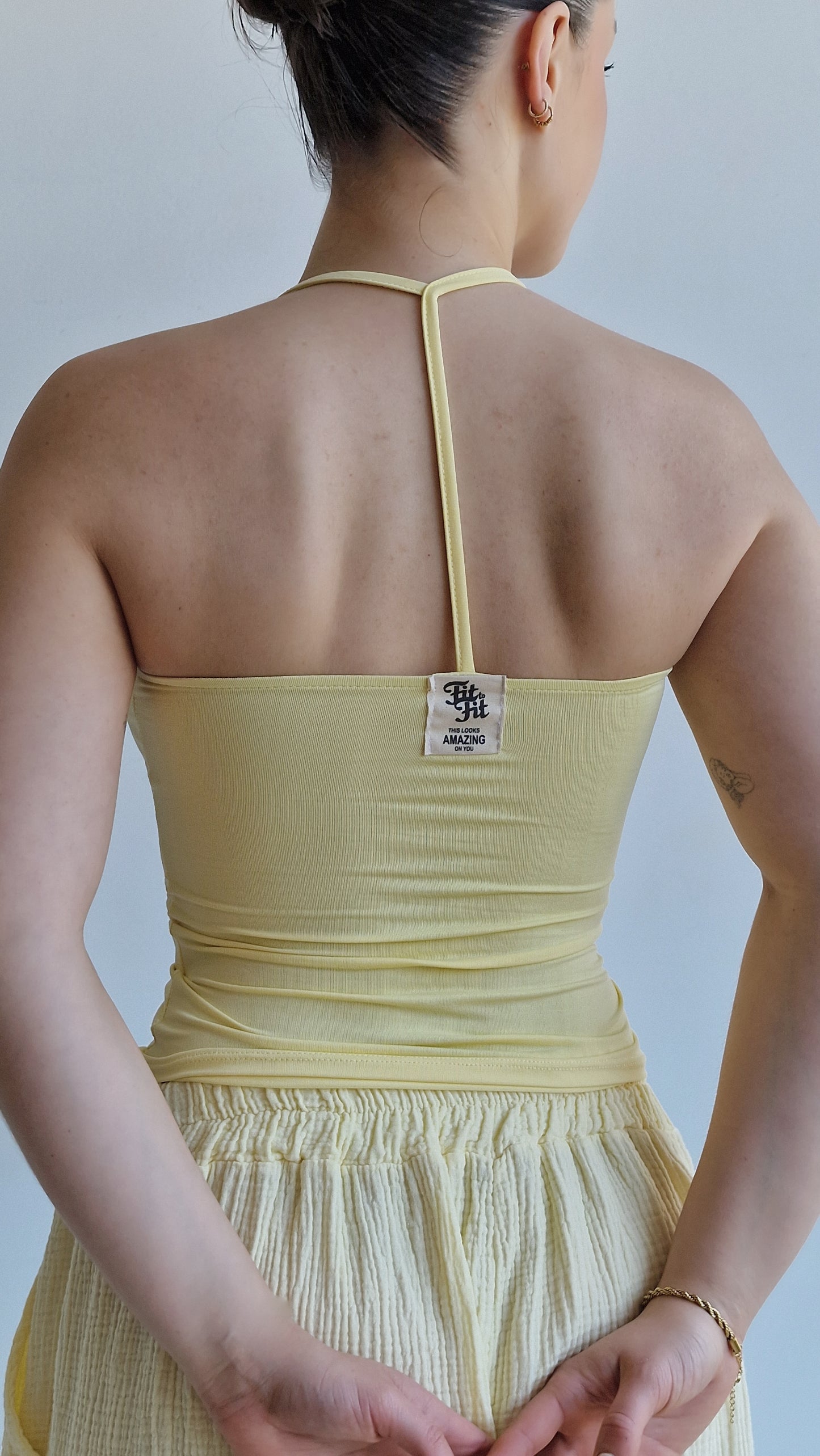 Top Nara Amarelo Manteiga