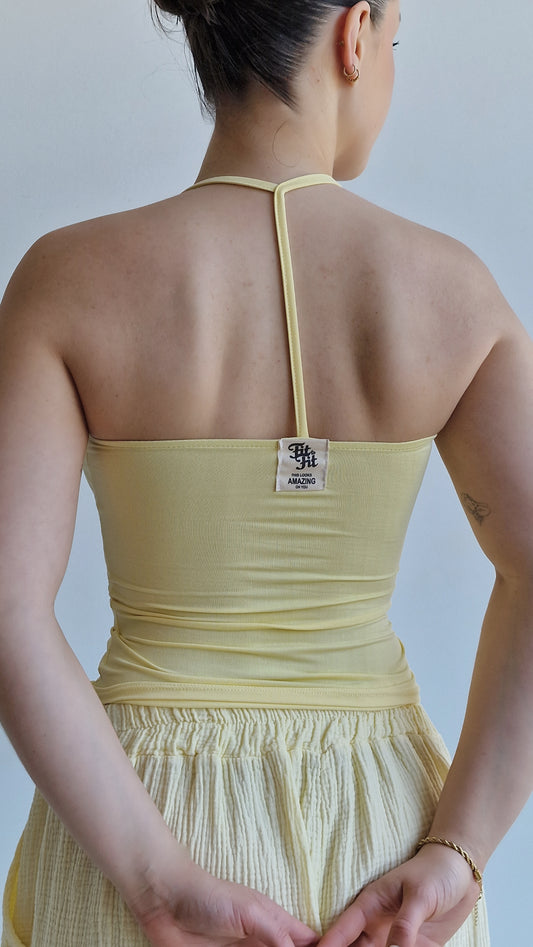 Top Nara Amarelo Manteiga