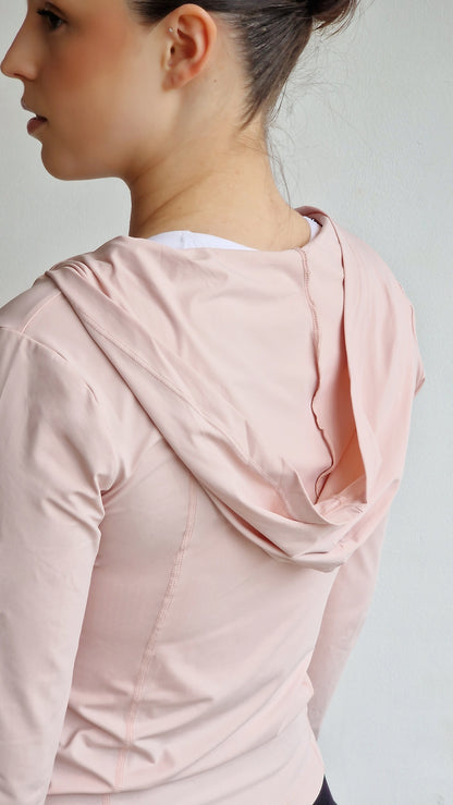 Casaco Bruma Basic Rosa Blush
