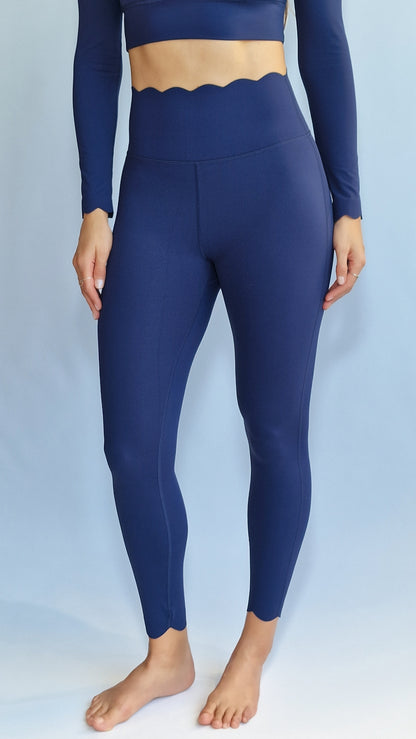 Legging Scallop Cintura Alta