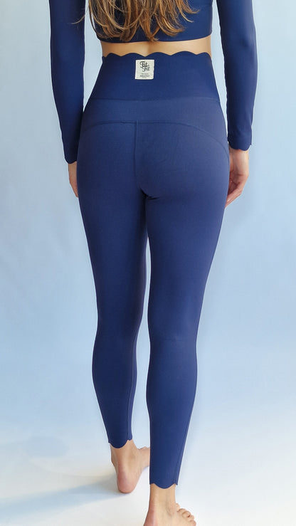 Legging Scallop Cintura Alta