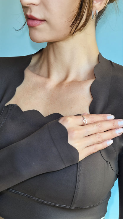 Top Scallop Manga Comprida