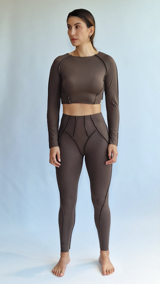 Top & Legging Costura Exposta