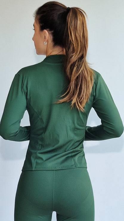 Casaco Running Basic Verde