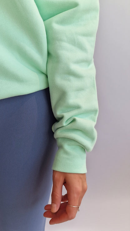 Sweater Basic Oversized Menta