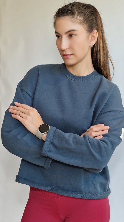 Sweater  Raw Azul Petróleo