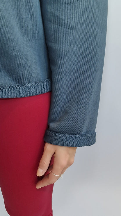 Sweater  Raw Azul Petróleo