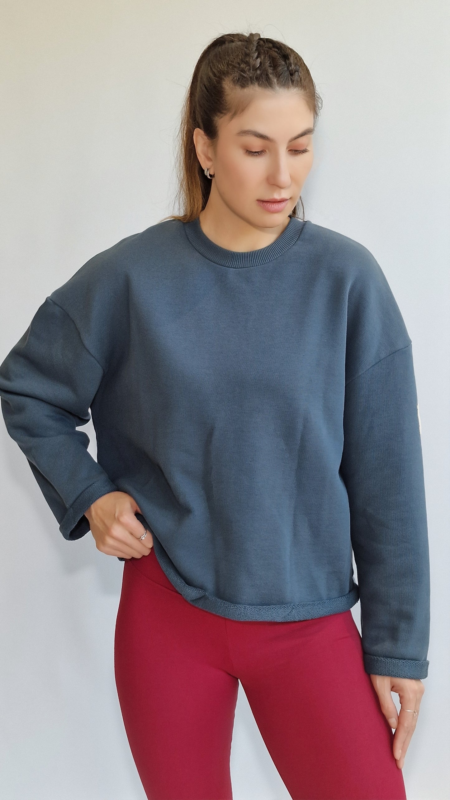 Sweater  Raw Azul Petróleo