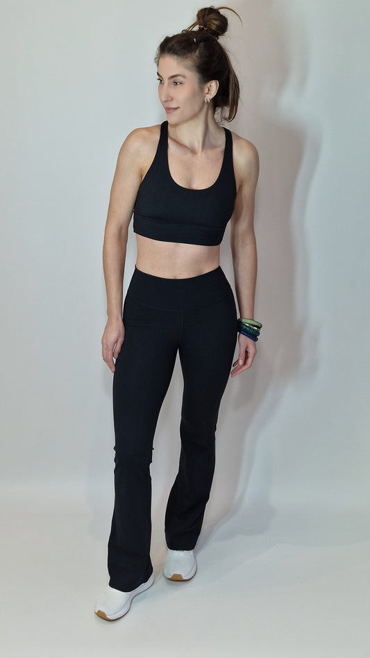 Leggings Corte Direito Preto